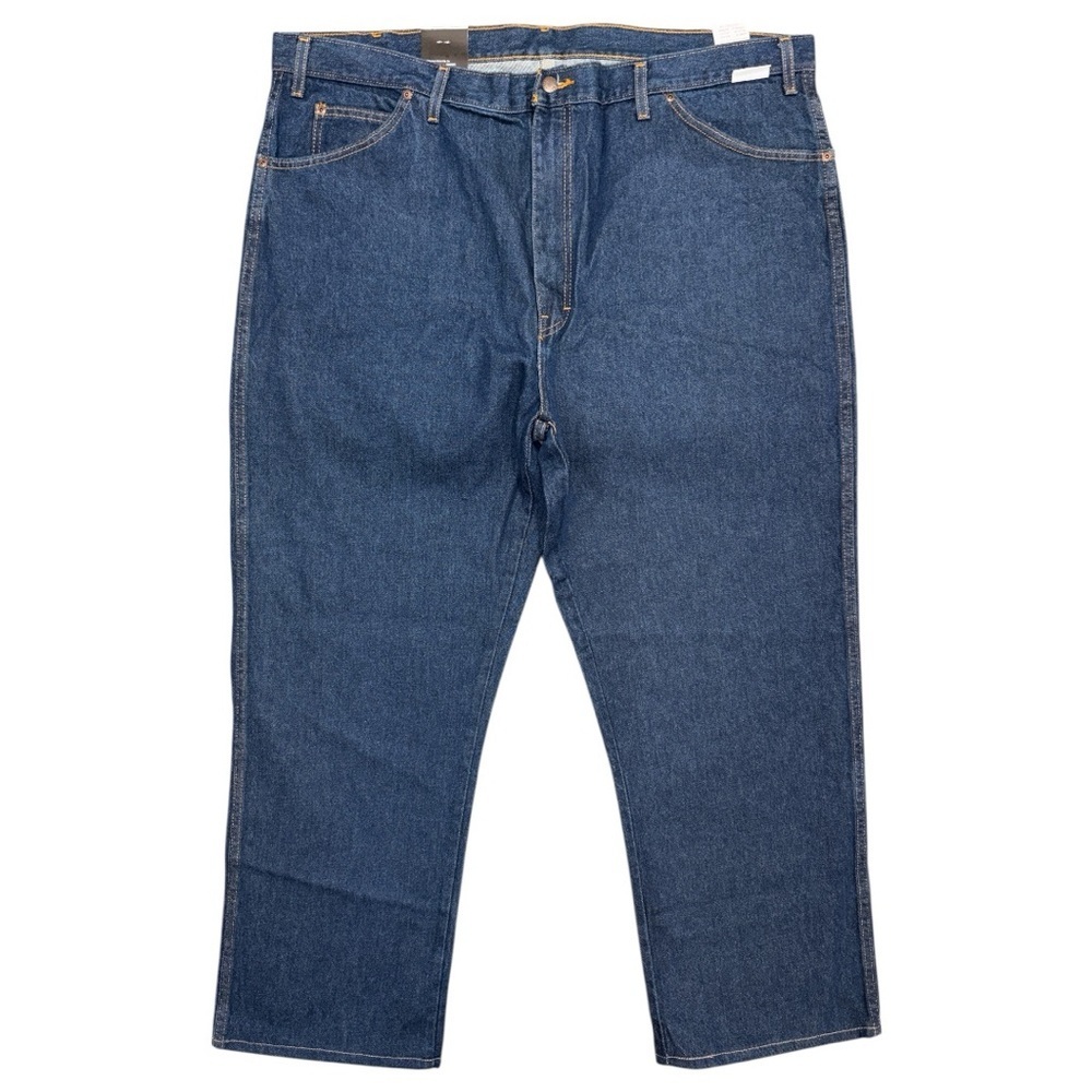 NWT Dickies Men's Size 46x32 Blue Denim Jeans Work Straight Casual 100% Cotton